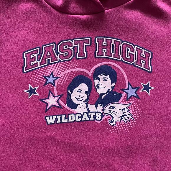 Disney Channel High School Musical 2 East High Wildcats Hoodie Kids Sz M (7/8) - Picture 7 of 7